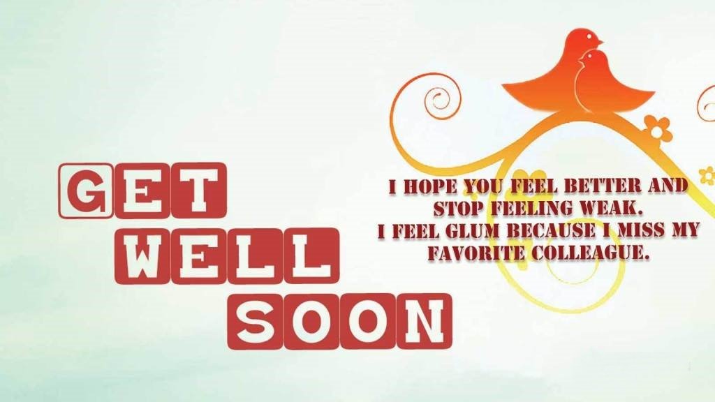 Get Well Soon Reply in English