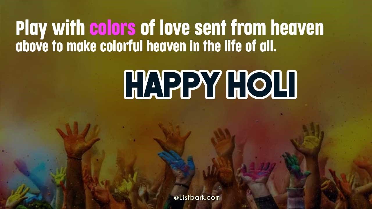 Colourful Happy Holi Photos