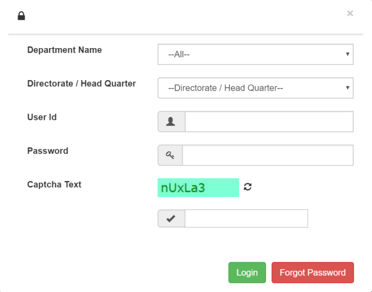 Login Page of Manav Sampada
